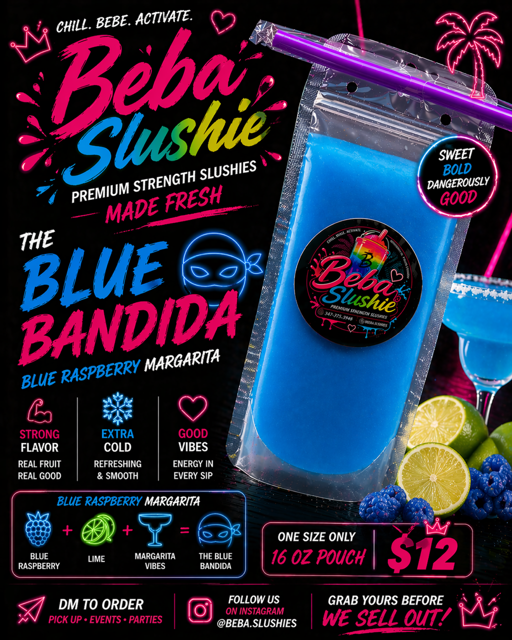 Blue Bandida slushie