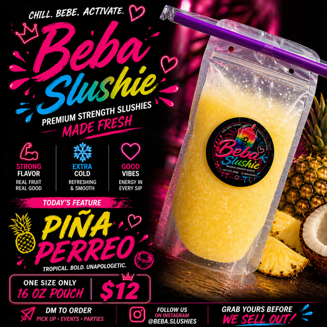 Piña Colada slushie