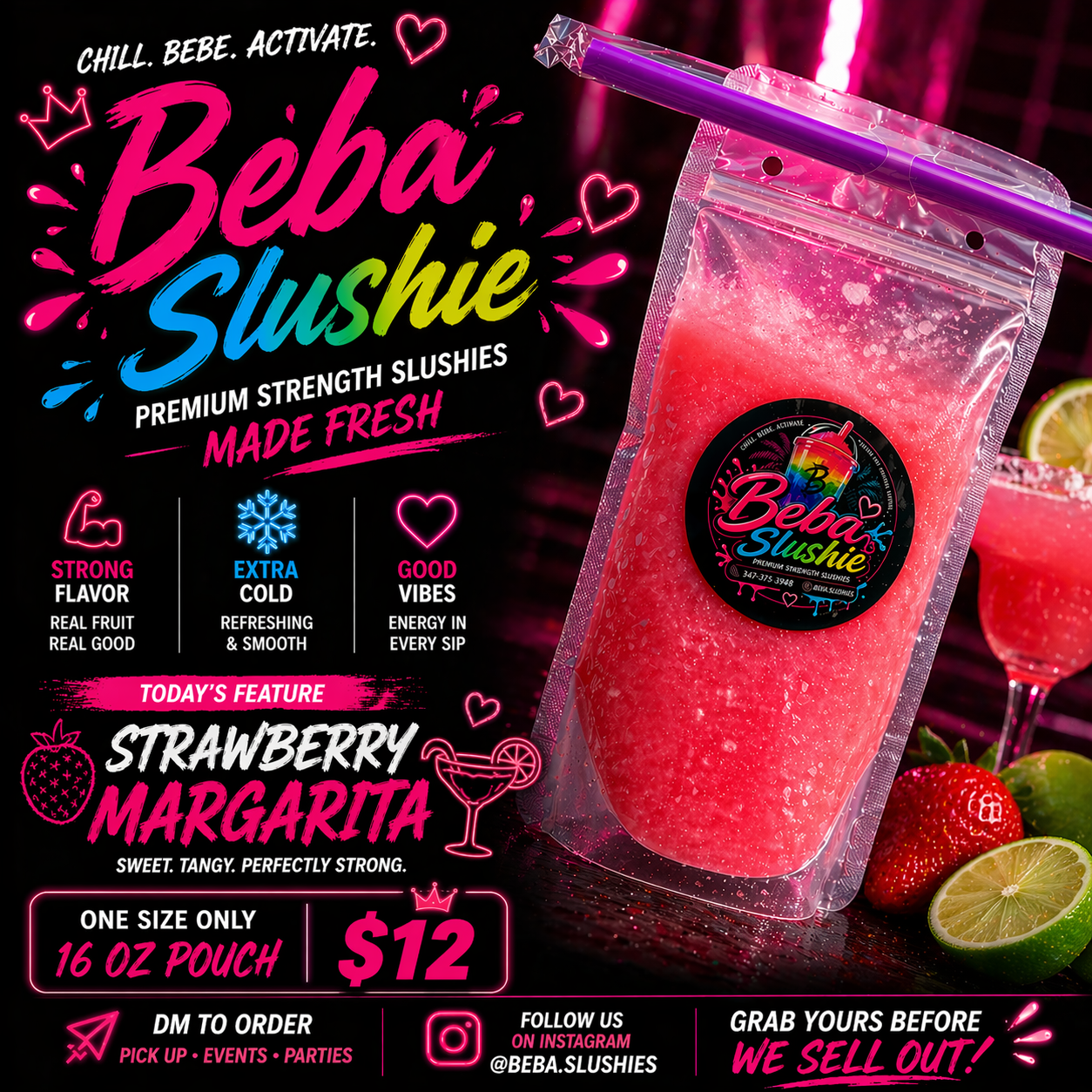 Strawberry Margarita slushie