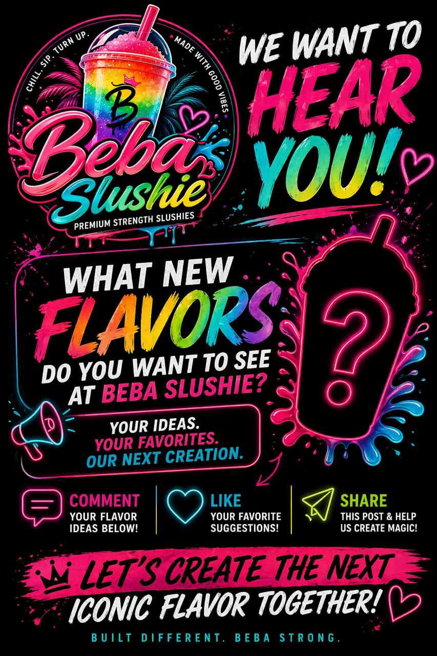 What new flavors do you want to see at Beba Slushie?